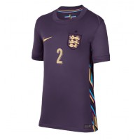 Dres Anglicko Kyle Walker #2 Preč pre Ženy ME 2024 Krátky Rukáv